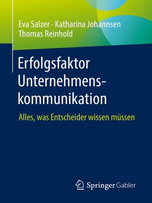 cover image of Erfolgsfaktor Unternehmenskommunikation